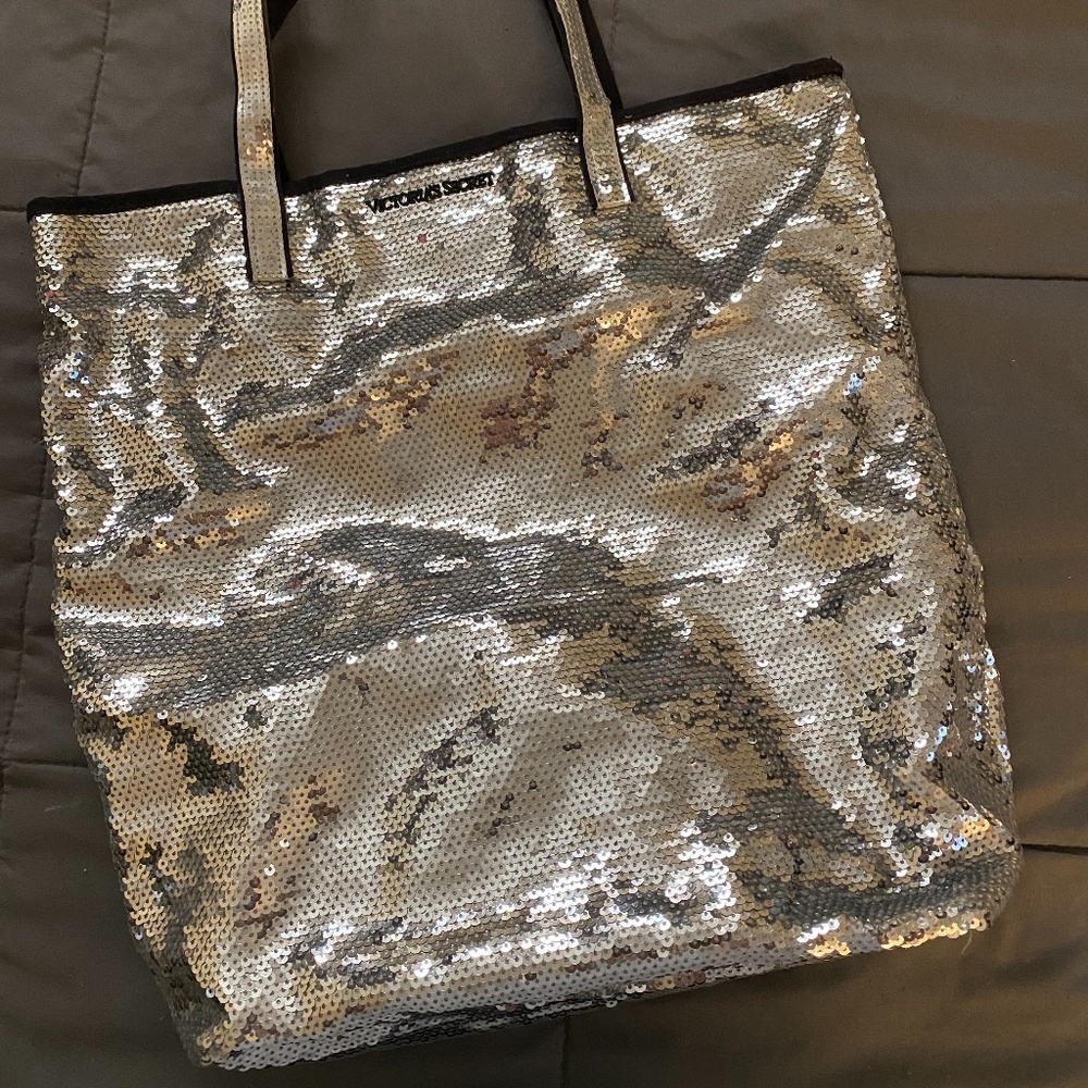 Sequins Victoria Secret tote
